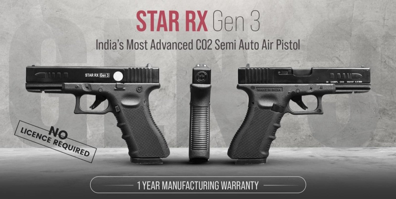 STAR RX Gen 3 CO2 Semi-Auto Air Pistol
